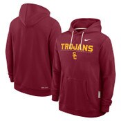 USC Trojans Men's Nike Cardinal Dri-FIT Sideline Pullover Hoodie